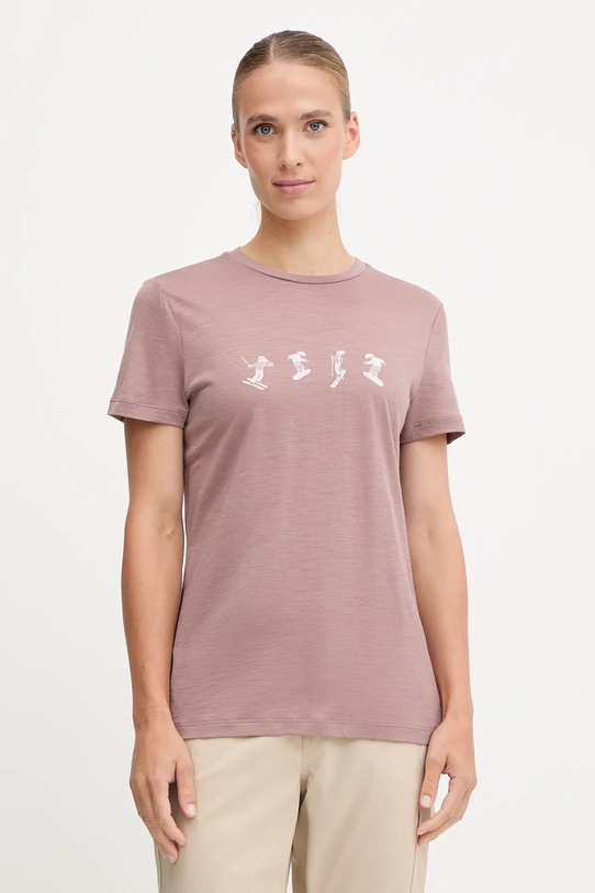 

Спортивная футболка Merino 150 Tech Lite Icebreaker, розовый