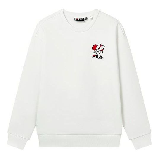 

Свитер FILA Graphic Print Pullover 'White', белый