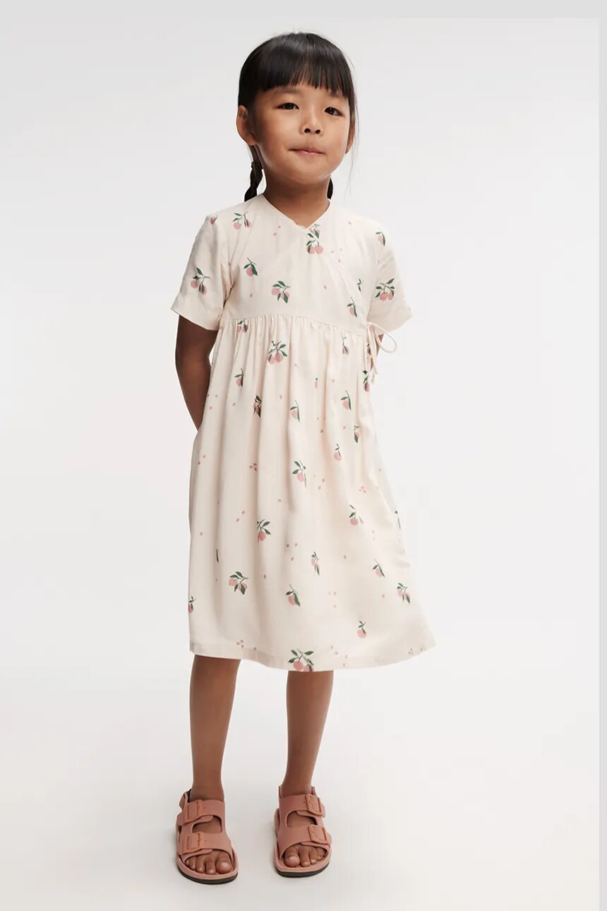 

Детское платье Платье Cleo Printed Shortsleeved Viscose Dress Liewood, бежевый