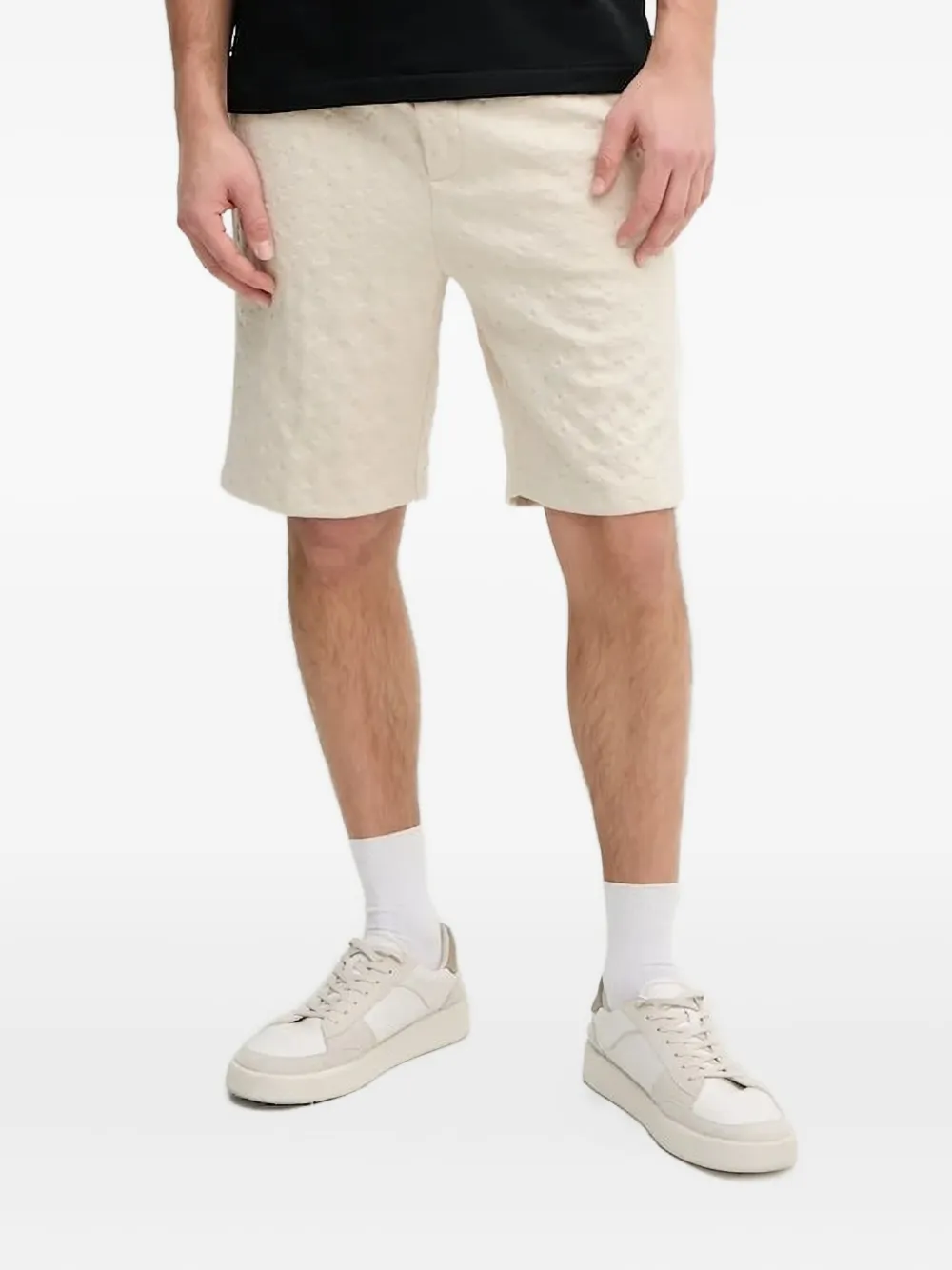 

Шорты с тисненым цветочным принтом Joop!, нейтральный