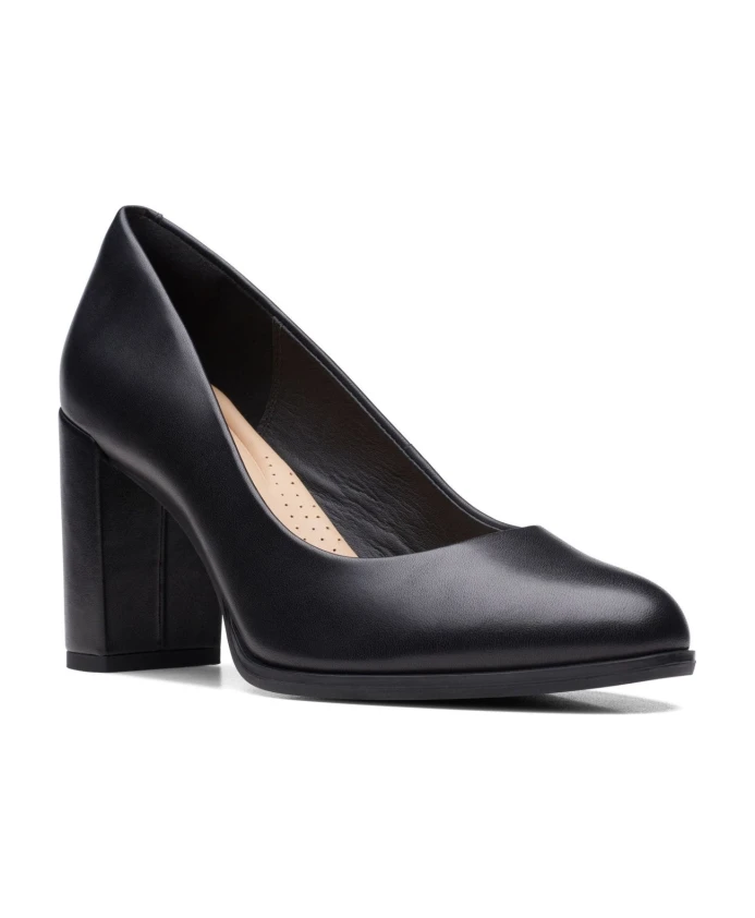 Туфли Лодочки для женщин Clarks, черный — фото 2