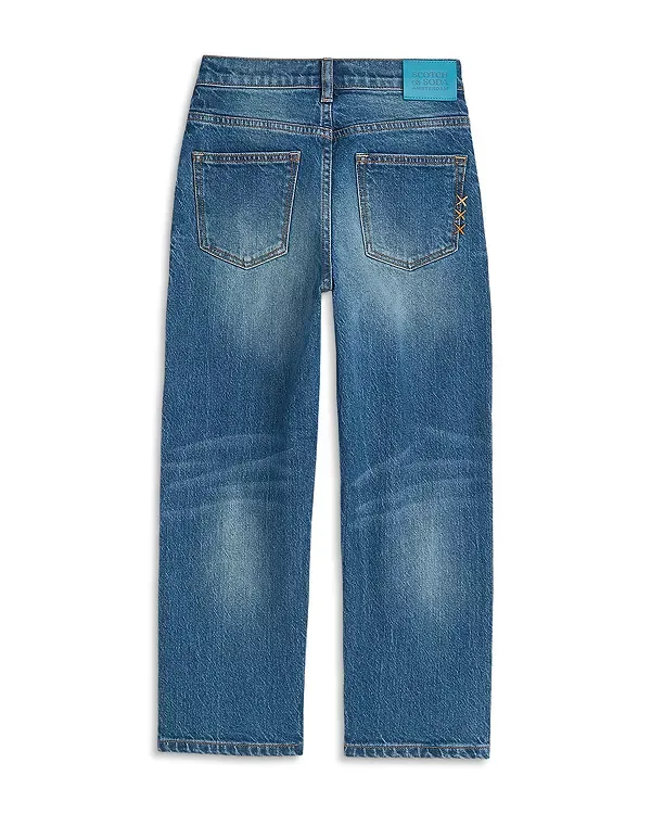 Свободные джинсы - для взрослого ребенка Scotch & Soda, Navy — фото 2