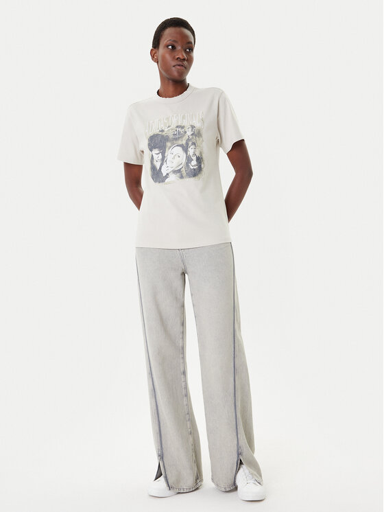 Футболка regular fit 20th Century Fox Disney JX1282 Adidas, бежевый — фото 2