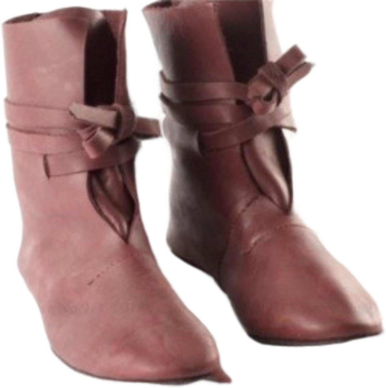 

Ботинки RUMITY ретро с плоской подошвой из кожи, шнуровка, имитация кожи PU, рыцарские ботинки, водонепроницаемые для мужчин и женщин, размеры 34-48 (черный, 44)