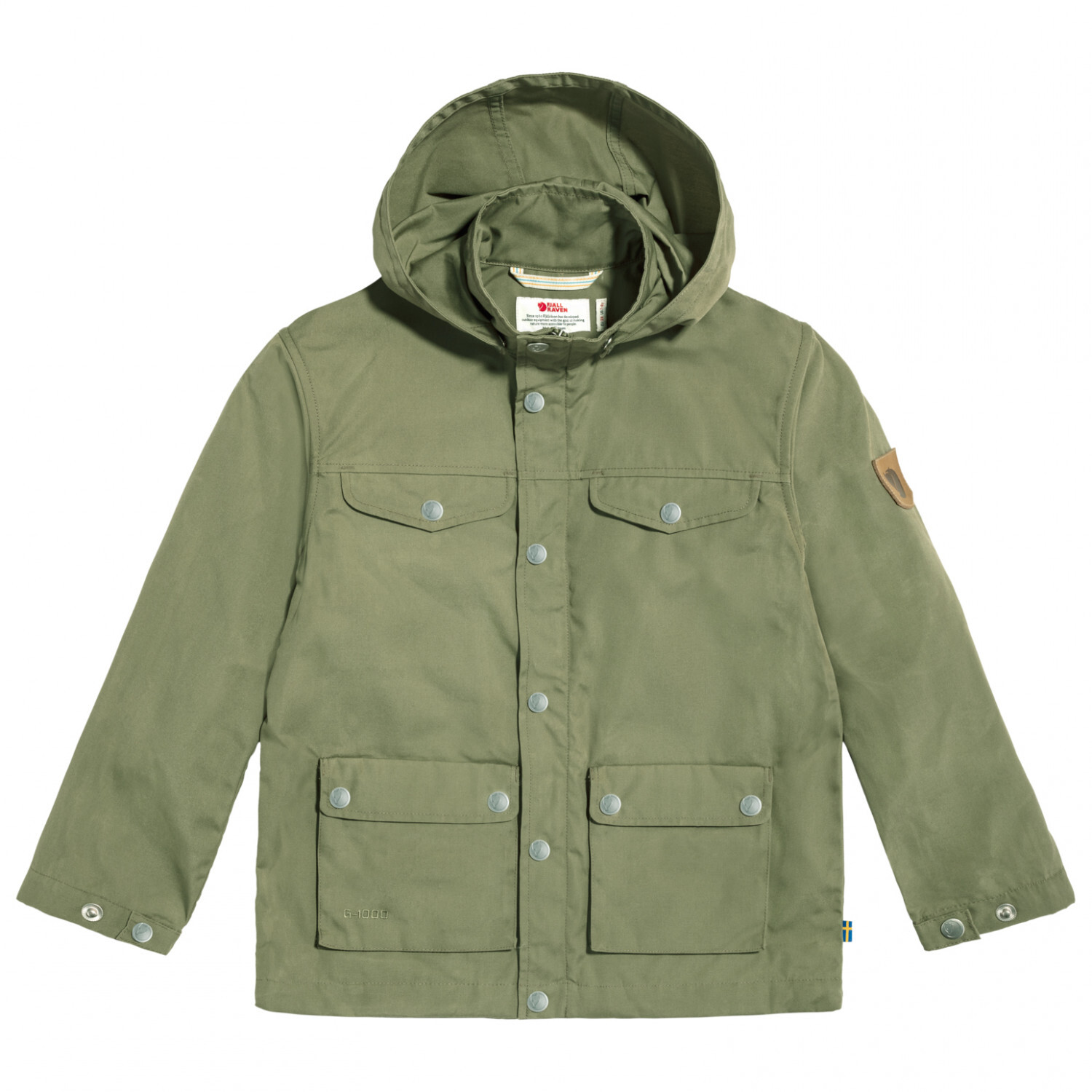 

Жесткая куртка Fjällräven Kids Greenland, зеленый