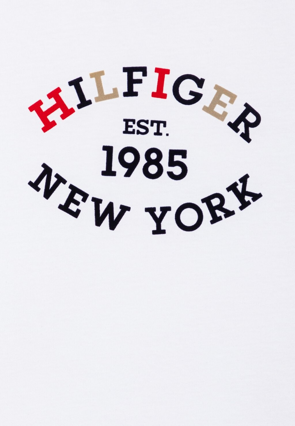 

Топ с длинными рукавами Monotype Flock Regular Tee Tommy Hilfiger, белый