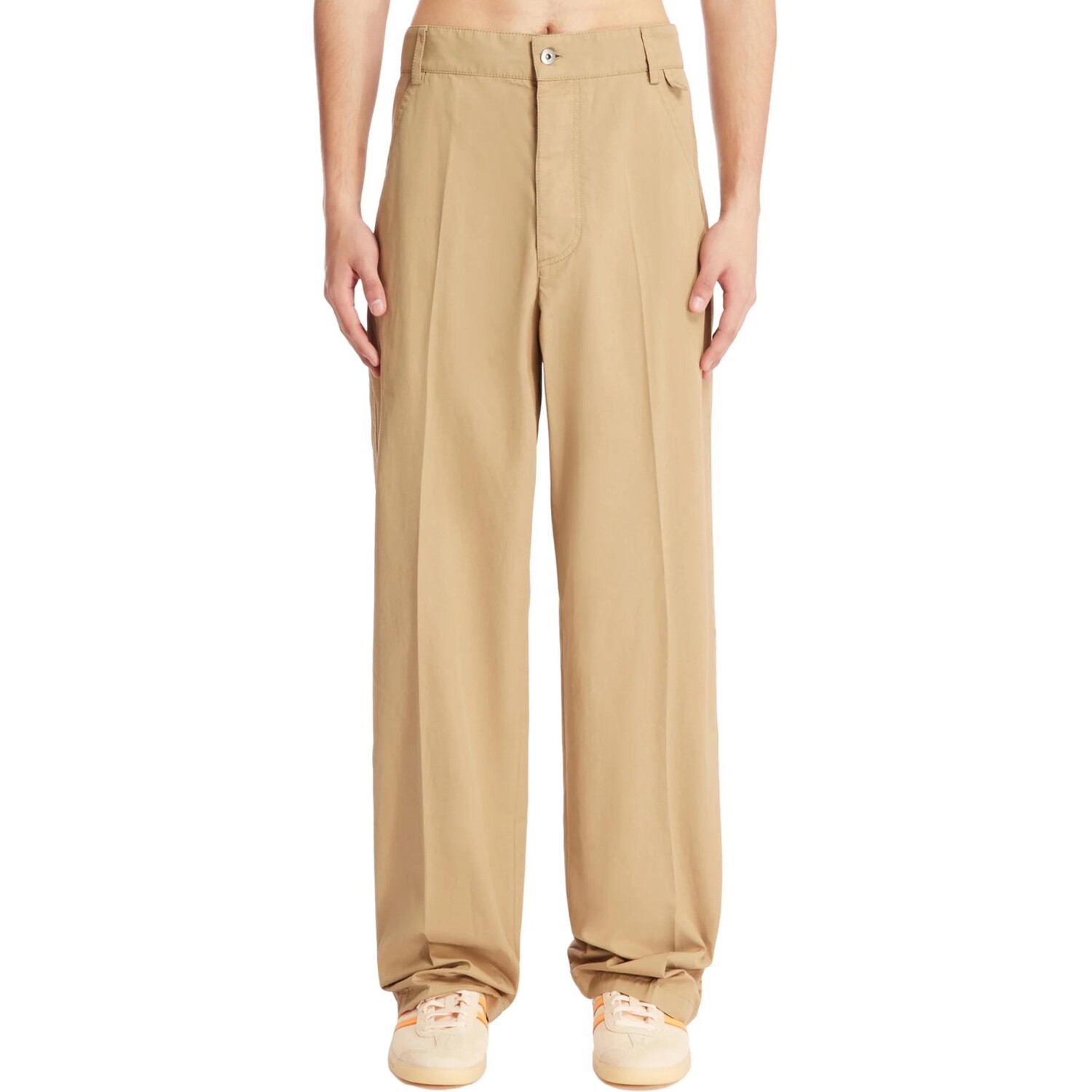 

Брюки-карго мужские цвета хаки Bottega Veneta, хаки