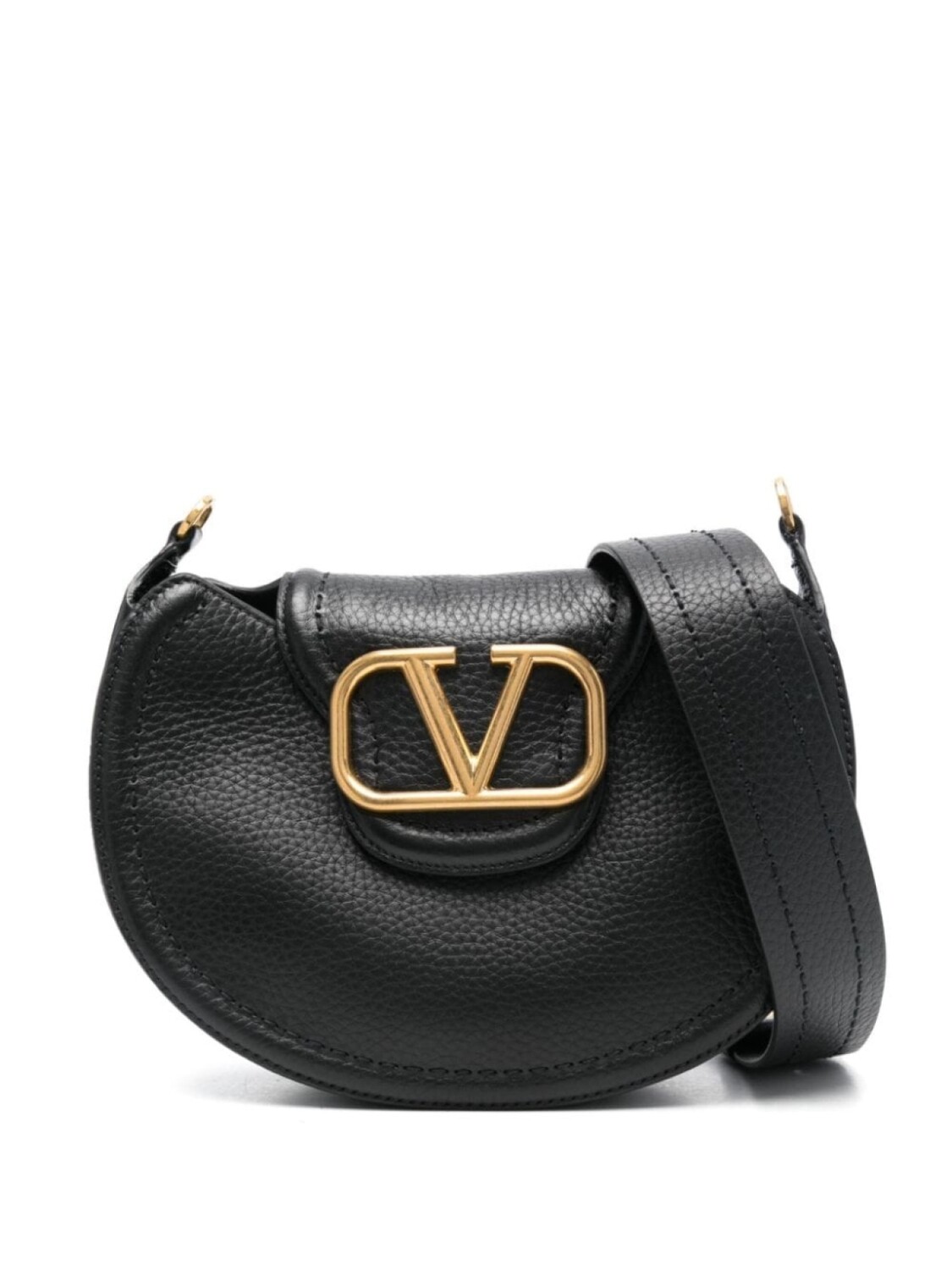 

Сумка через плечо с фирменной табличкой VLogo Valentino Garavani, черный