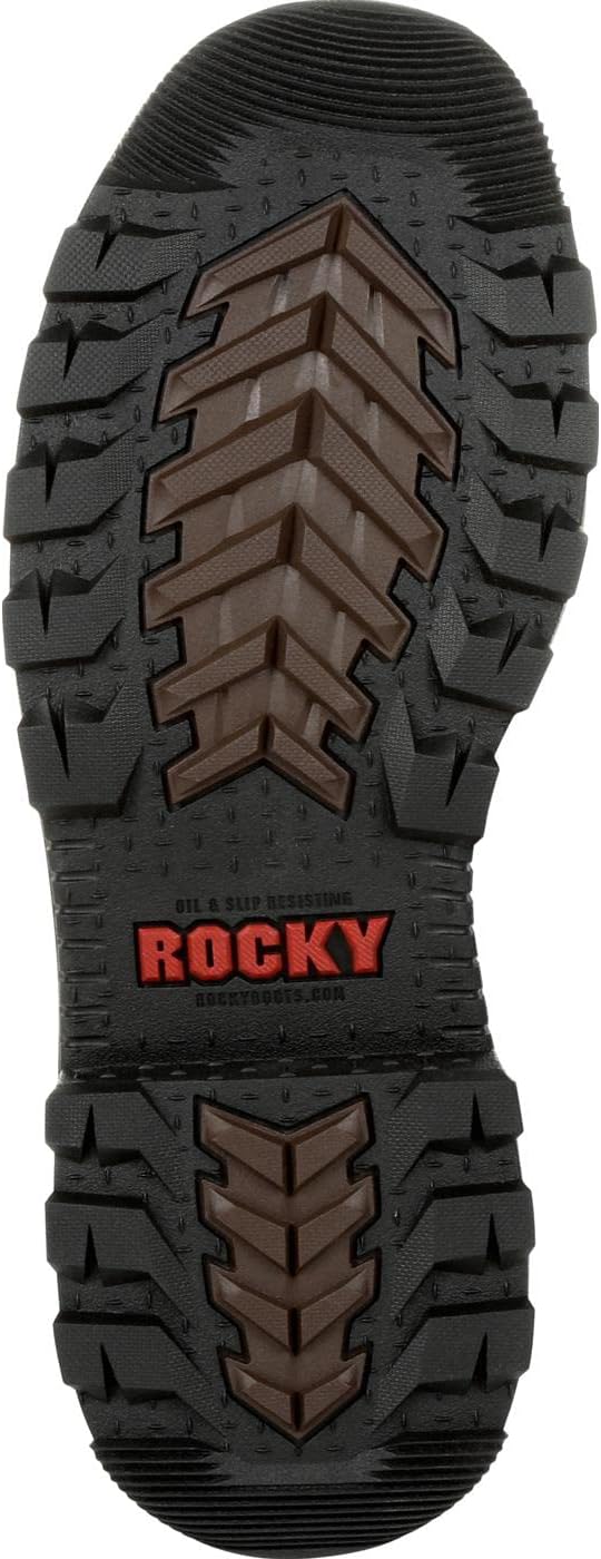 Водонепроницаемые ботинки ROCKY с композитным носком и отверстием для натягивания, темно-коричневый — фото 2