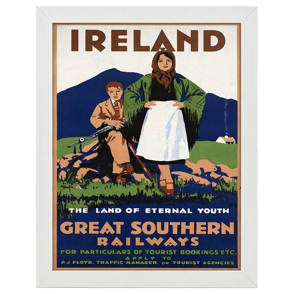 

Рамка для фотографий LegendArte Poster Ireland, белый