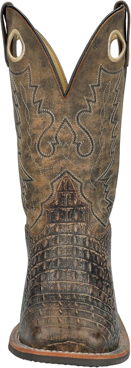 Мужские вестерн-бежевые сапоги Smoky Mountain Gator Smoky Mountain Boots — фото 2