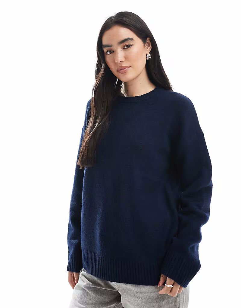 

Роскошная толстовка с круглым вырезом цвета лунного индиго Cotton On, Фиолетовый, Роскошная толстовка с круглым вырезом цвета лунного индиго Cotton On
