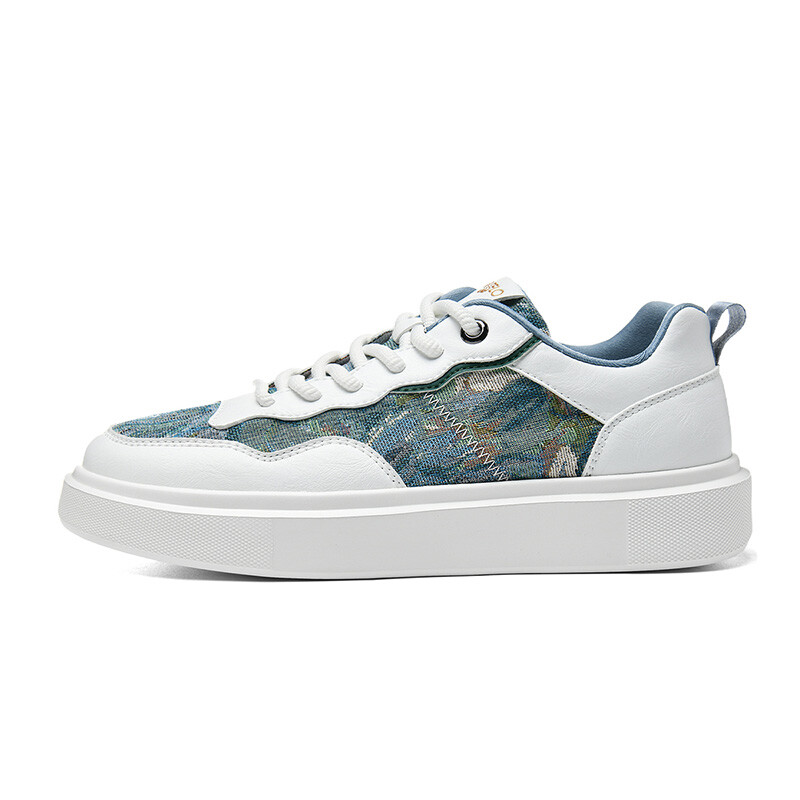 

Кроссовки CARTELO/Catilla crocodile Skateboarding Shoes Men Low-top, белый/синий