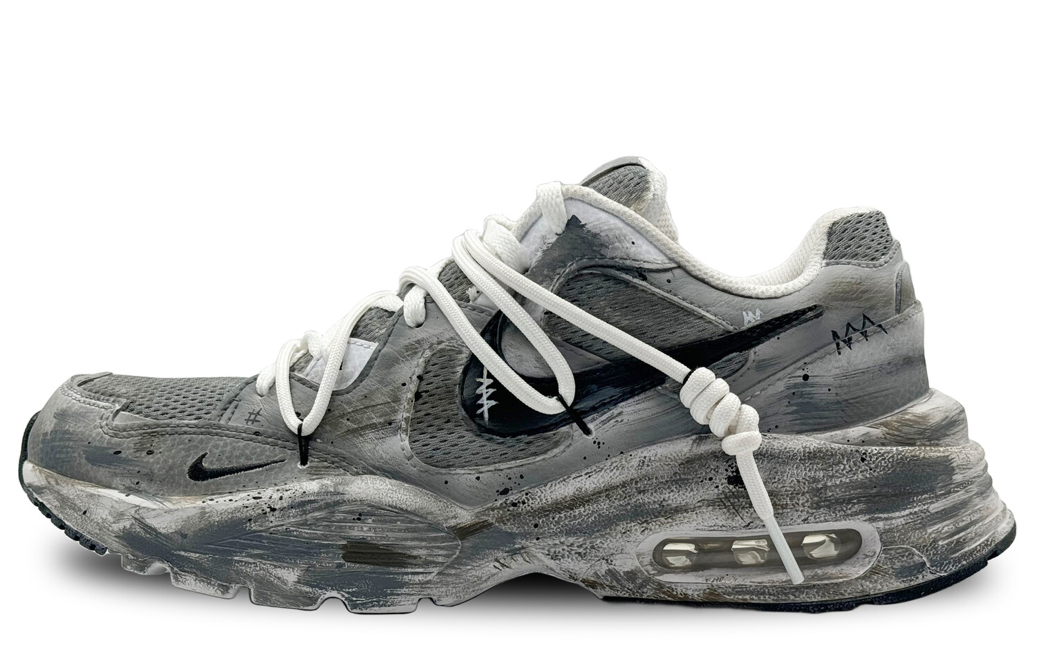 

Кроссовки Air Max Fusion женские с низким верхом, черные Nike