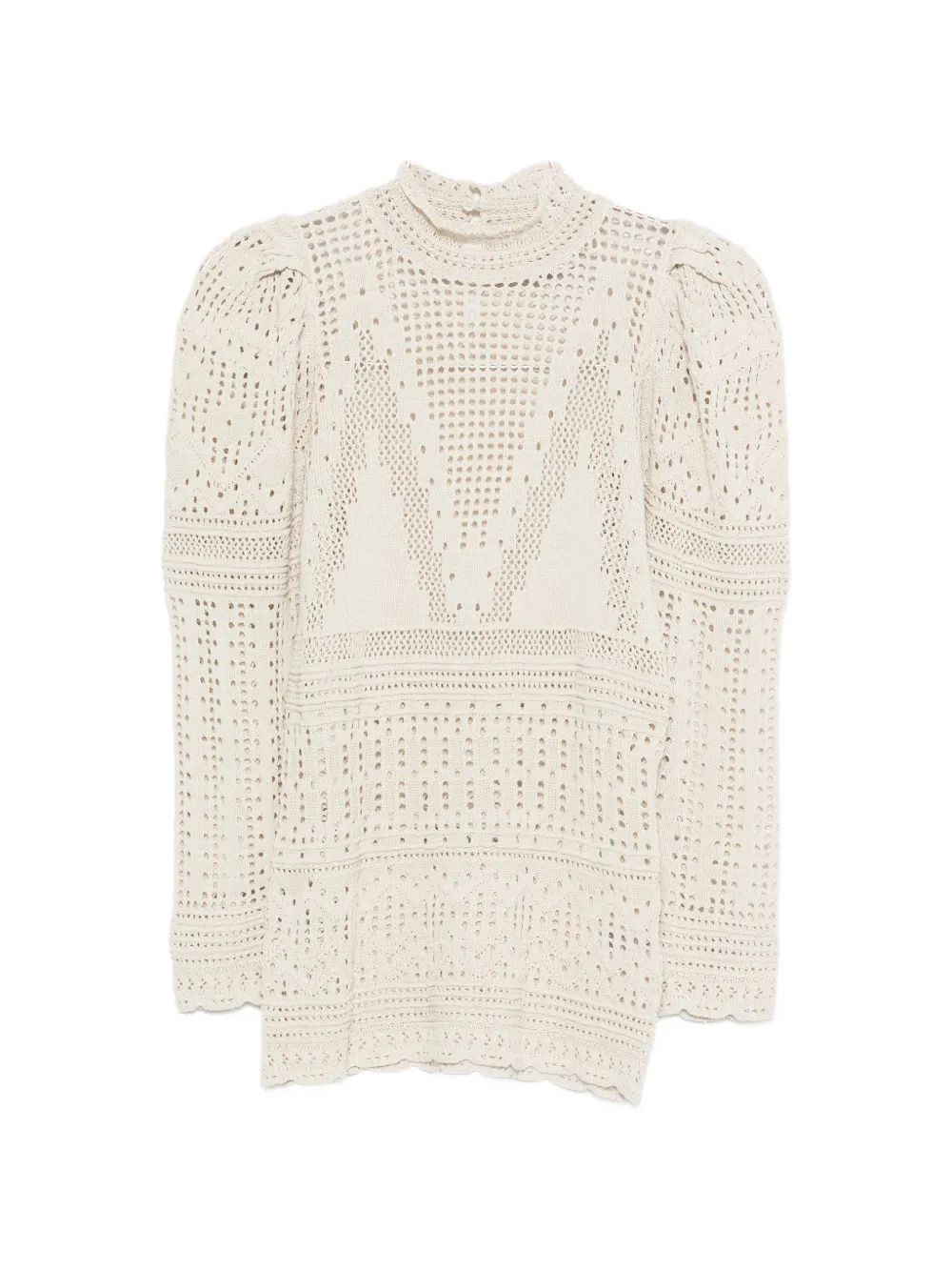 

Топ Dahara в технике кроше Isabel Marant, бежевый