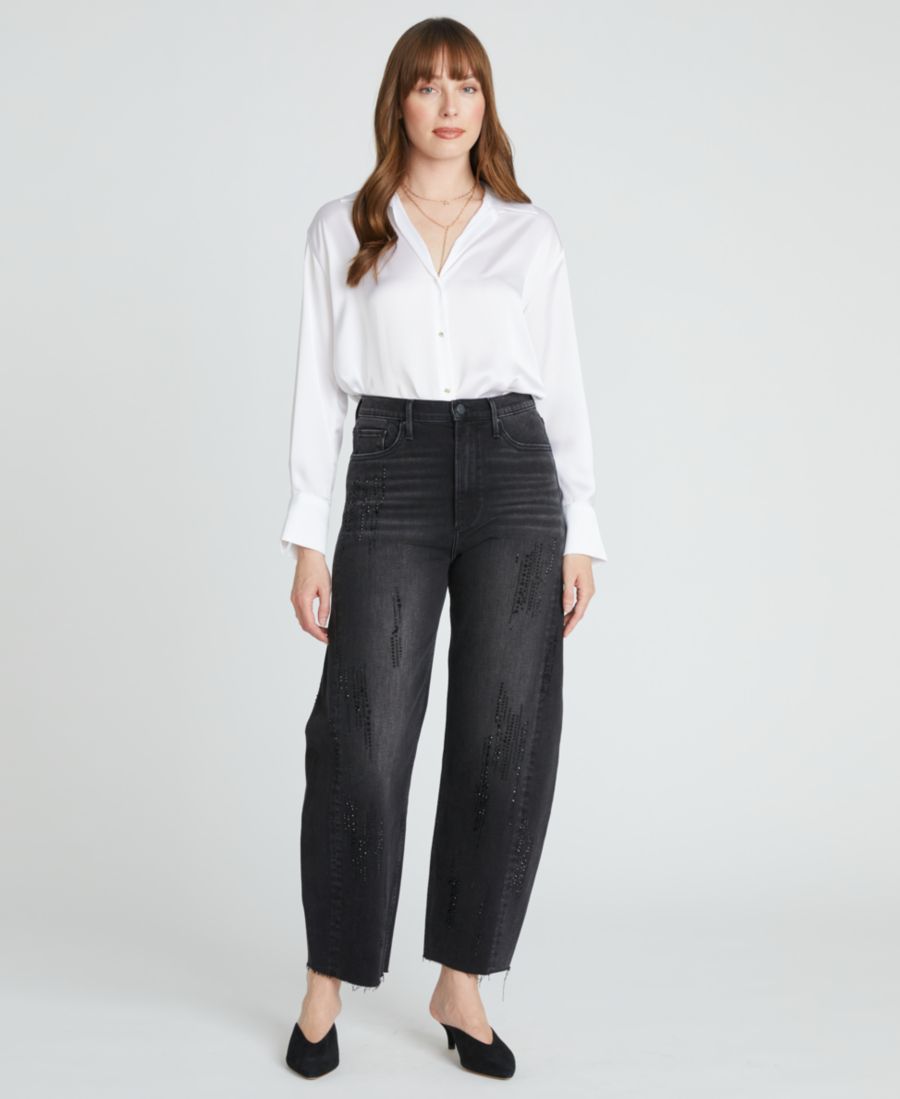 

Женские джинсы Parker x Jingle Jewels Barrel Jeans Driftwood, Black