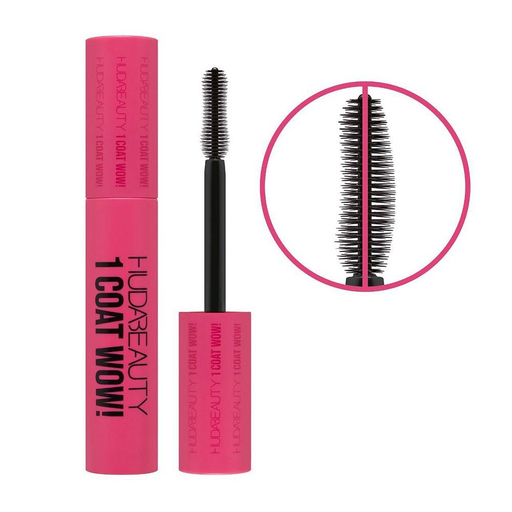 HUDA BEAUTY 1 Пальто ВАУ! Тушь для увеличения объема и лифтинга, черный