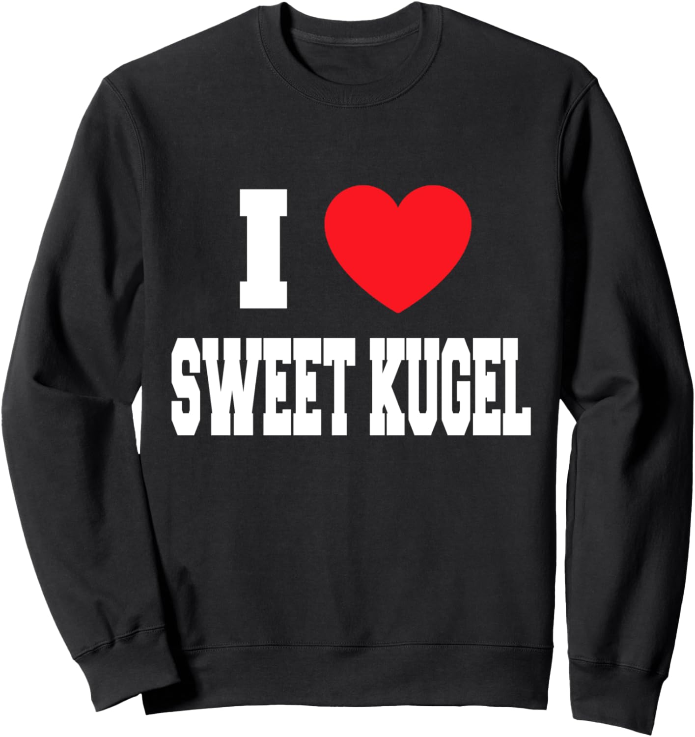 

Толстовка I Love Sweet Kugel, черная My Heart, Черный, Толстовка I Love Sweet Kugel, черная My Heart
