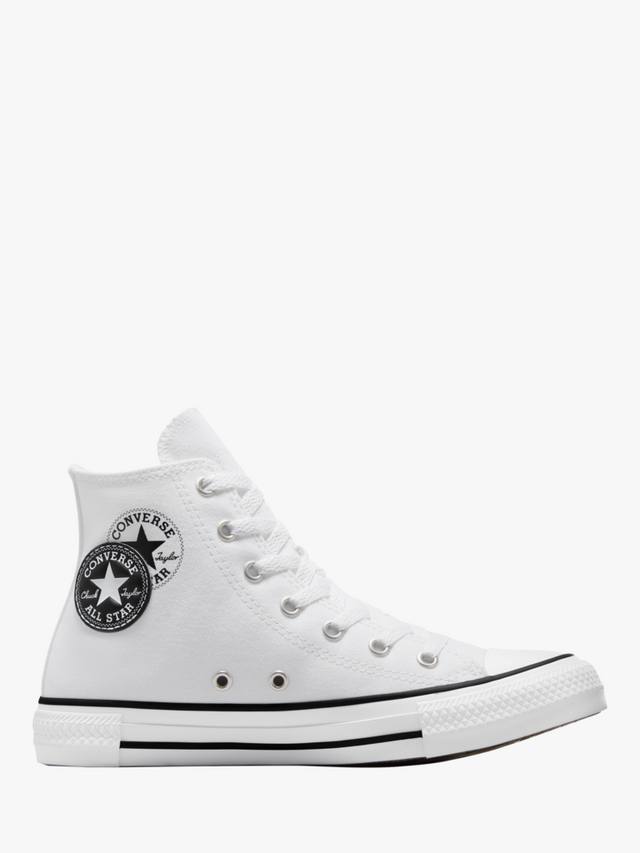

Детские высокие кроссовки Chuck Taylor All Star на шнуровке Converse, White/Black