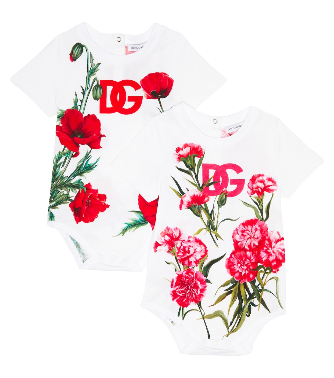 

Комплект из 2 хлопковых боди с логотипом для младенцев Dolce&Gabbana Kids, Variante Abbinata