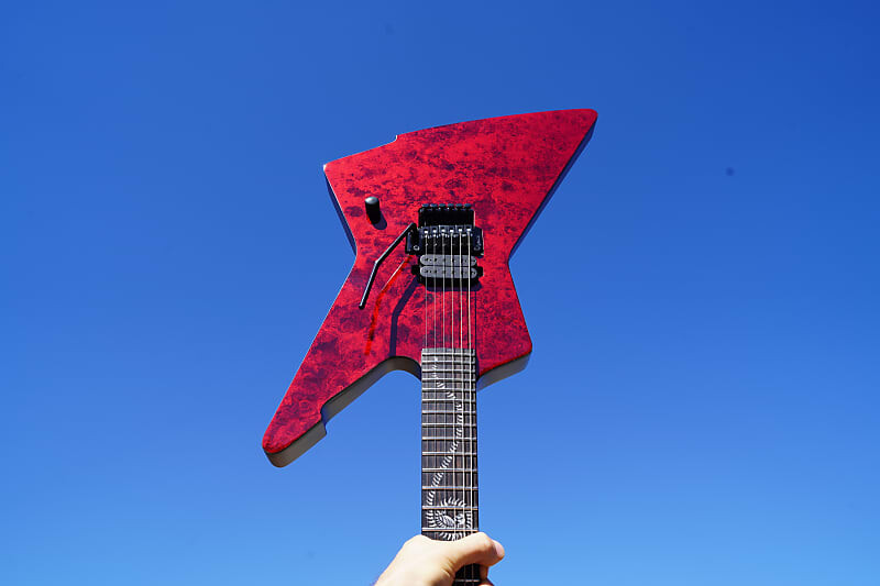 

Электрогитара Schecter DIAMOND SERIES Patrick Kennison E-1 FR Apocrypha Red Reign 6-String Electric Guitar