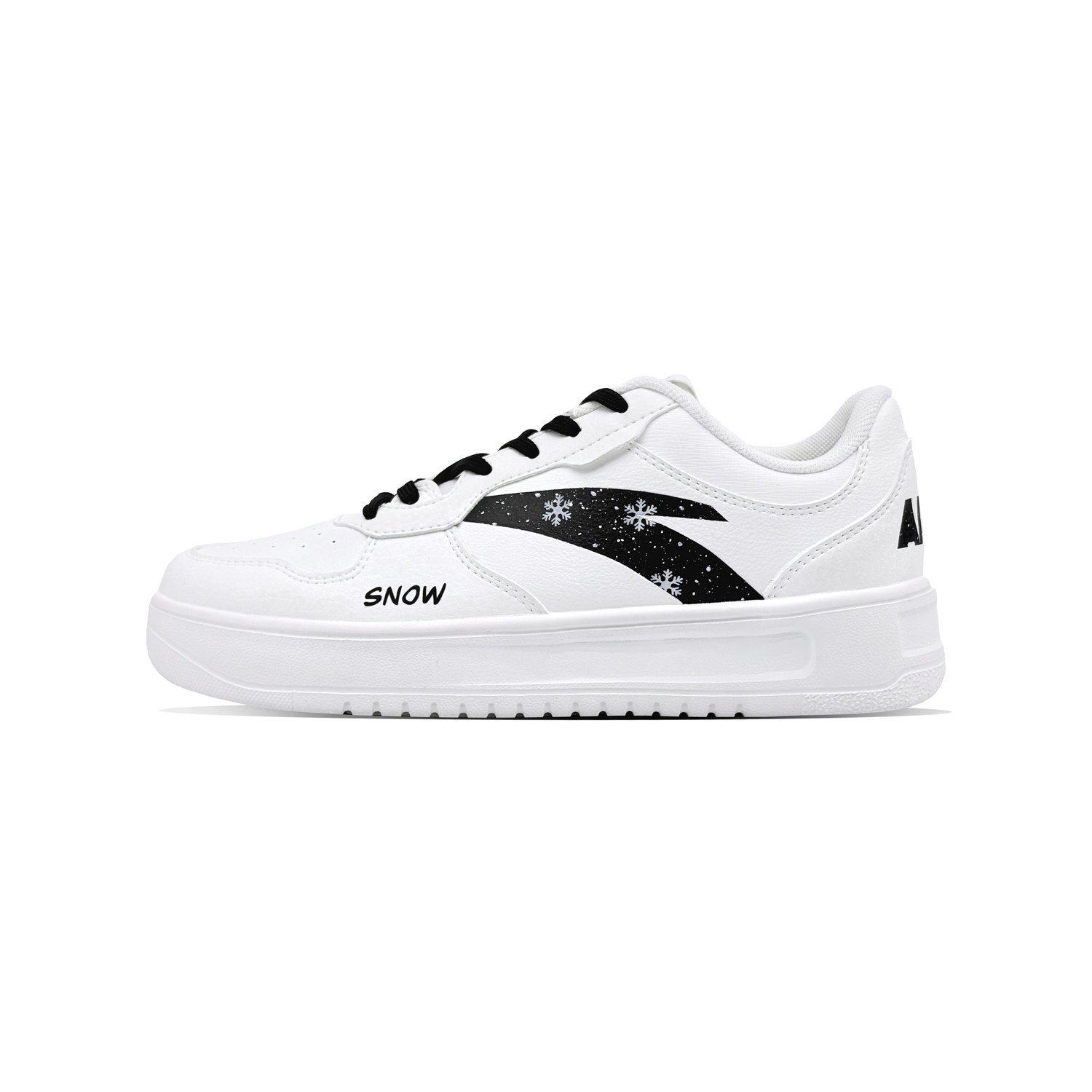 

Удобные низкие скейтбордные кроссовки с термоамортизацией и износостойким покрытием, унисекс Anta, белый