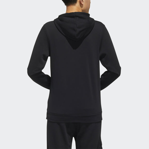 Толстовка adidas neo M CS Camo HDY Printing Athleisure Casual Sports Black, черный — фото 4