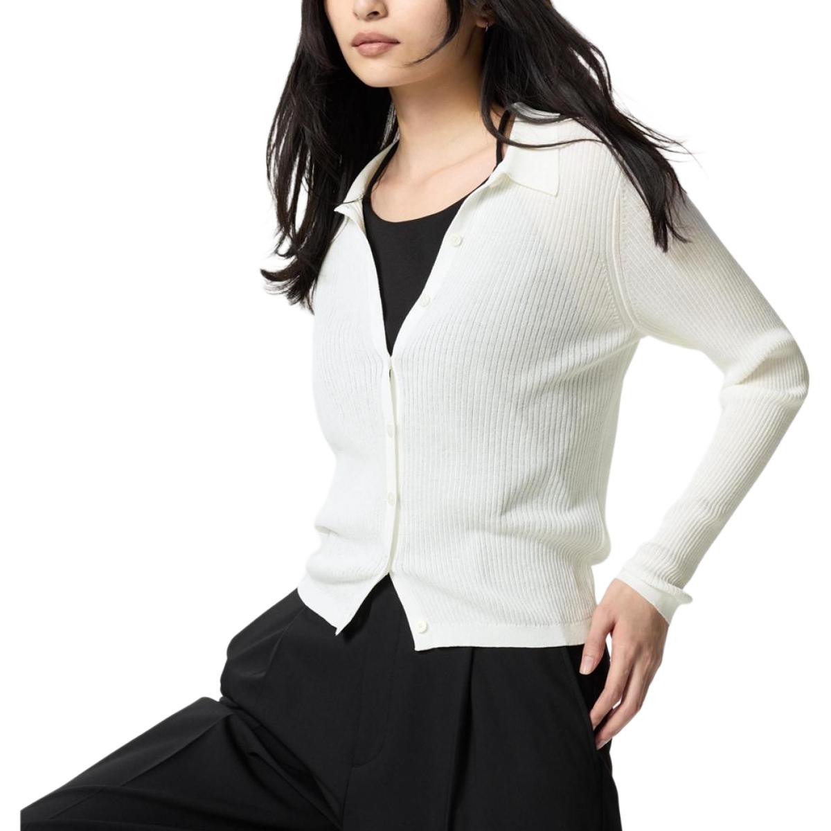 

UNIQLO Топ женский цвета слоновой кости