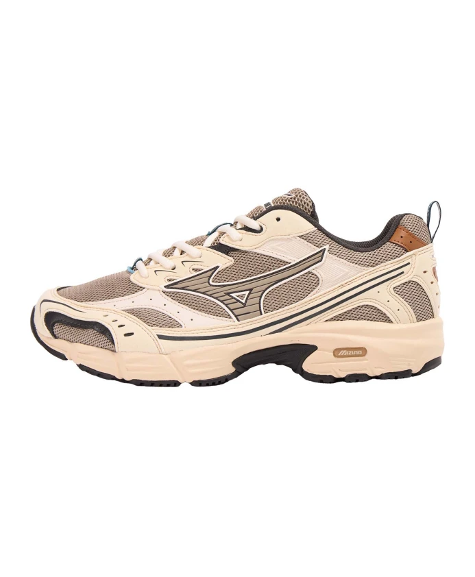

Бежевые кроссовки на шнурках Mizuno, бежевый