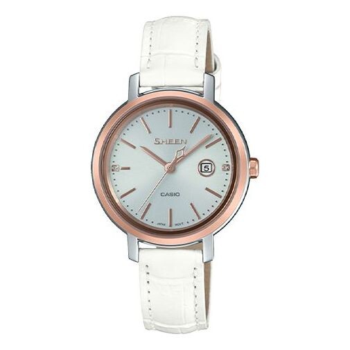 

Часы CASIO SHEEN Waterproof Solar Powered Quartz White Analog, белый