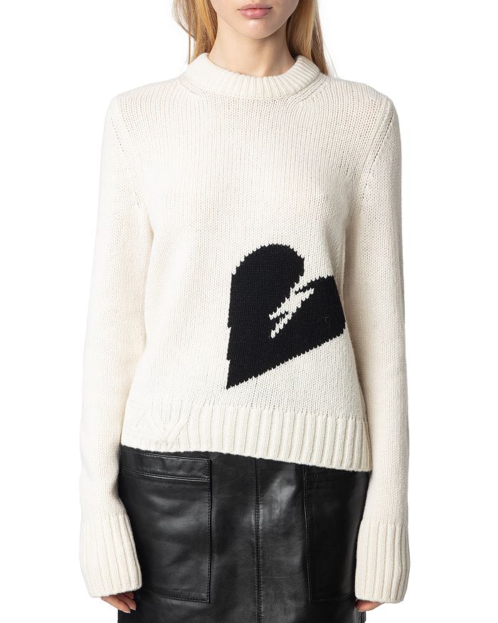 

Шерстяной свитер Malty We Heart Zadig & Voltaire, слоновая кость/кремовый