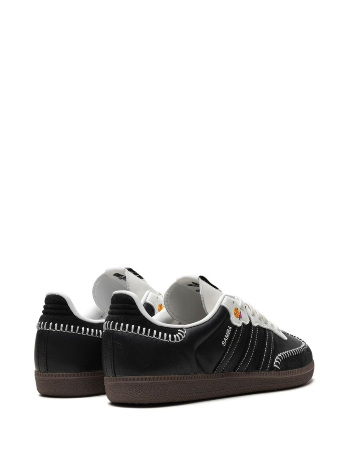 Кроссовки Adidas Samba OG "Día De Los Muertos - Black", черный — фото 3