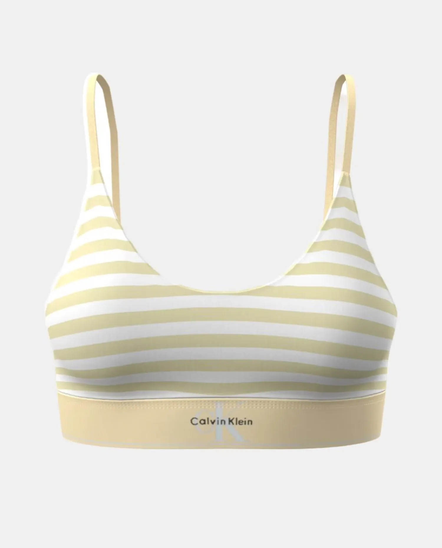 Бюстгальтер без чашек CK GRAPHIC Calvin Klein, желтый — фото 4