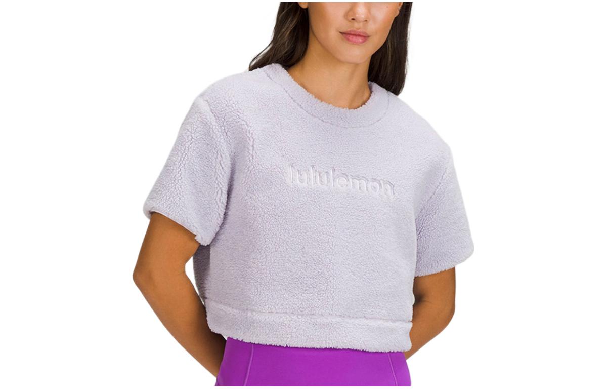 

Футболка-кроп Lululemon, черная