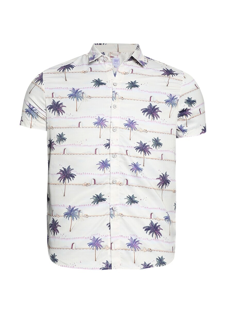 

Повседневная рубашка Campus Sutra Regular fit Button Up Shirt, белый