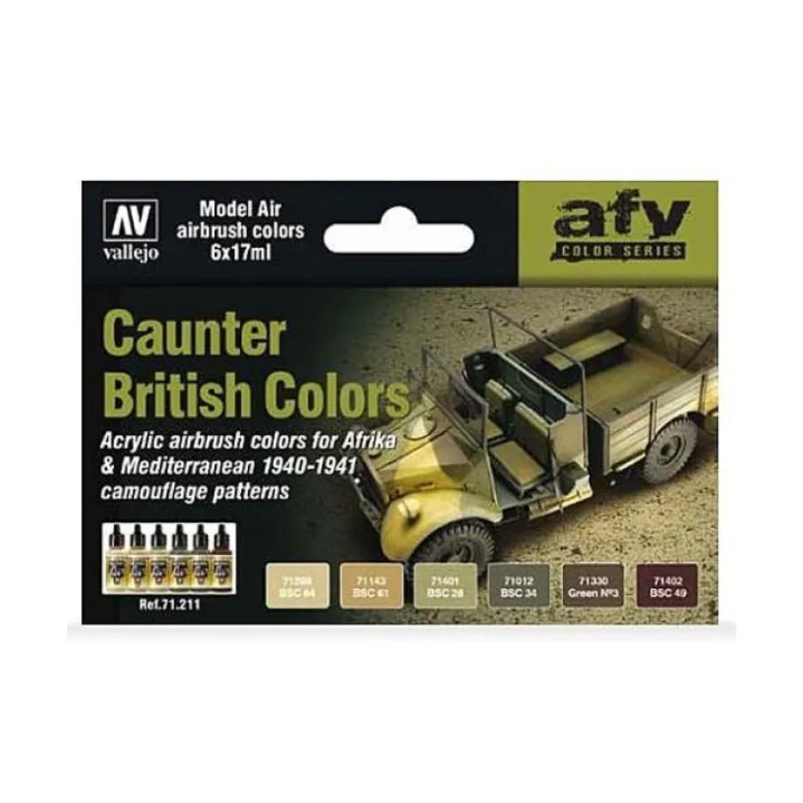 

Цветная серия AFV — Caunter British Colors, Model Air - Sets