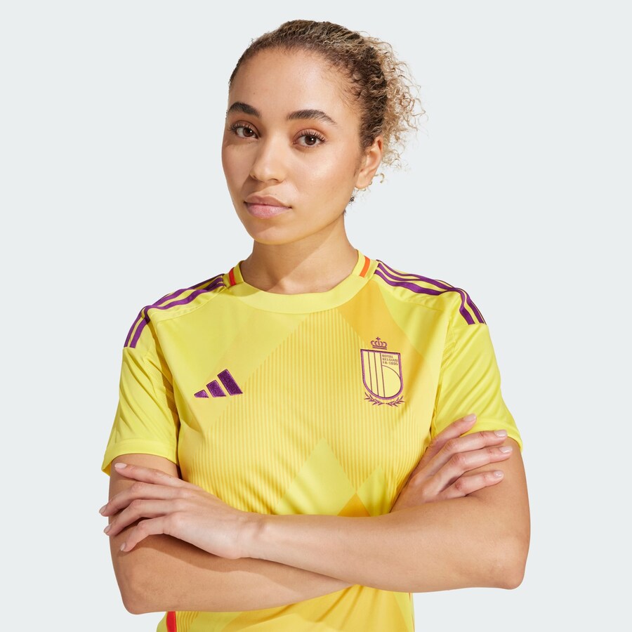 Рубашка для выступлений ADIDAS PERFORMANCE Belgium 25, желтый — фото 4