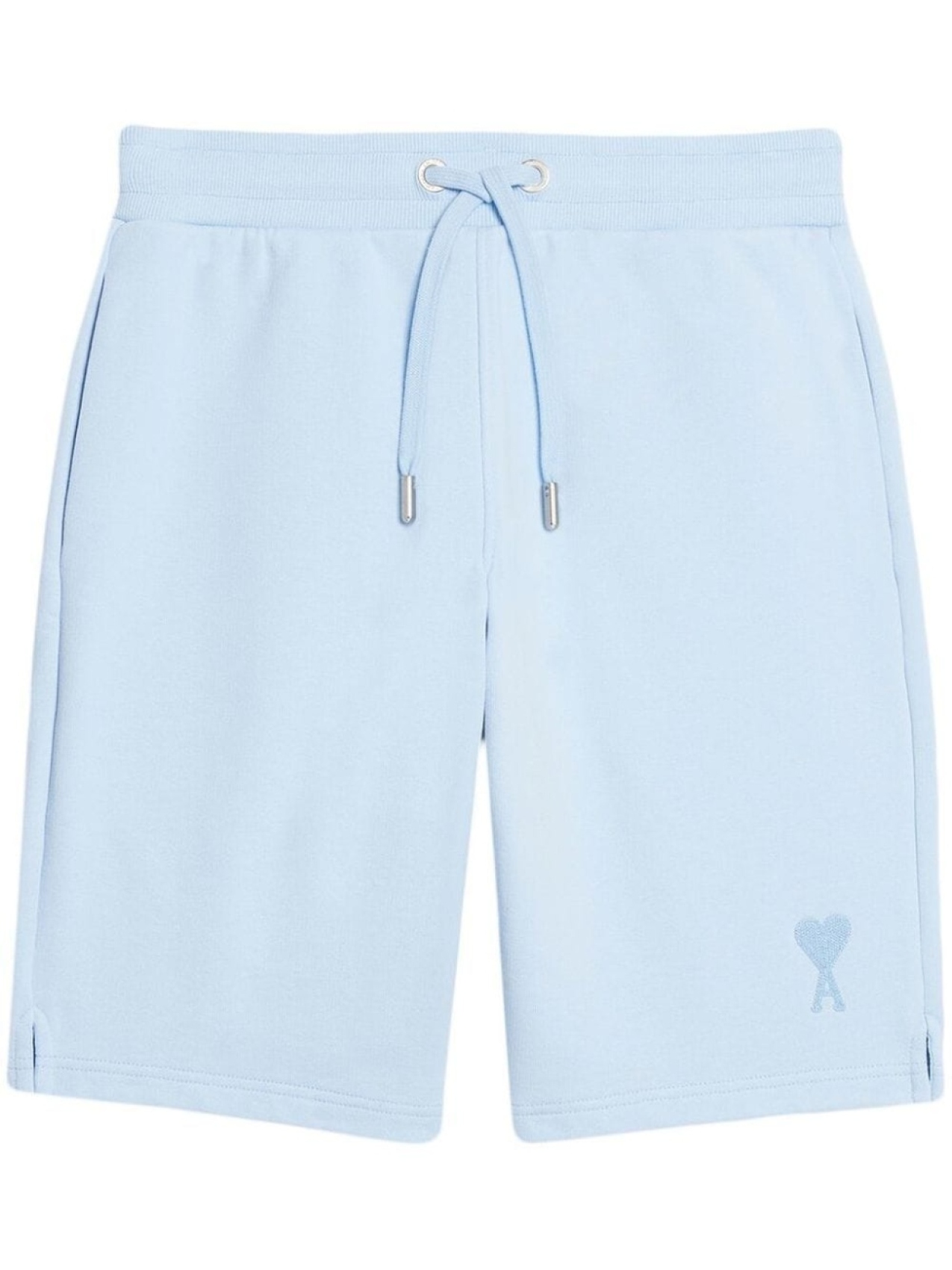 

AMI Paris embroidered-logo track shorts, синий