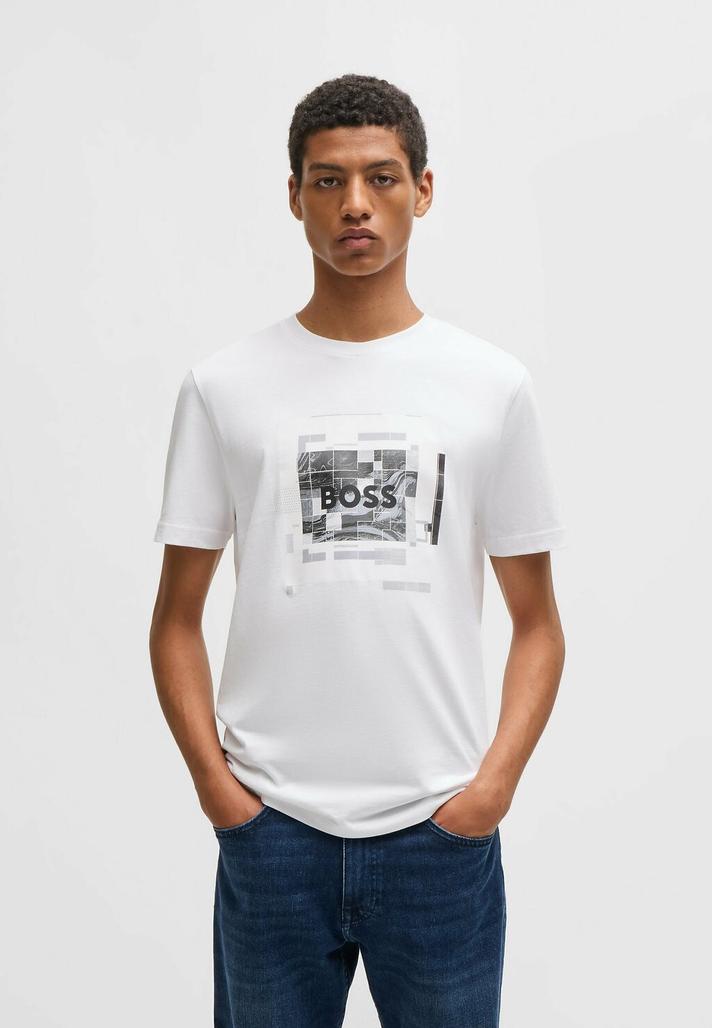 

Футболка с принтом TE URBAN BOSS, белый