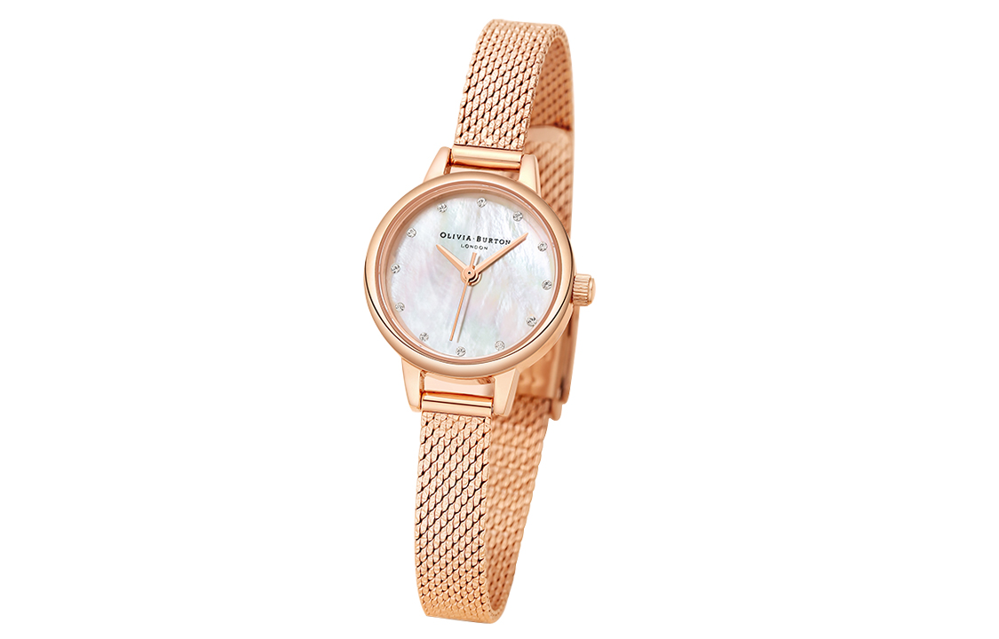 

OLIVIA·BURTON Часы Wrist Watch Quartz Movement Stainless Steel Strap Mother of Pearl Color Watch Dial Women's Watch