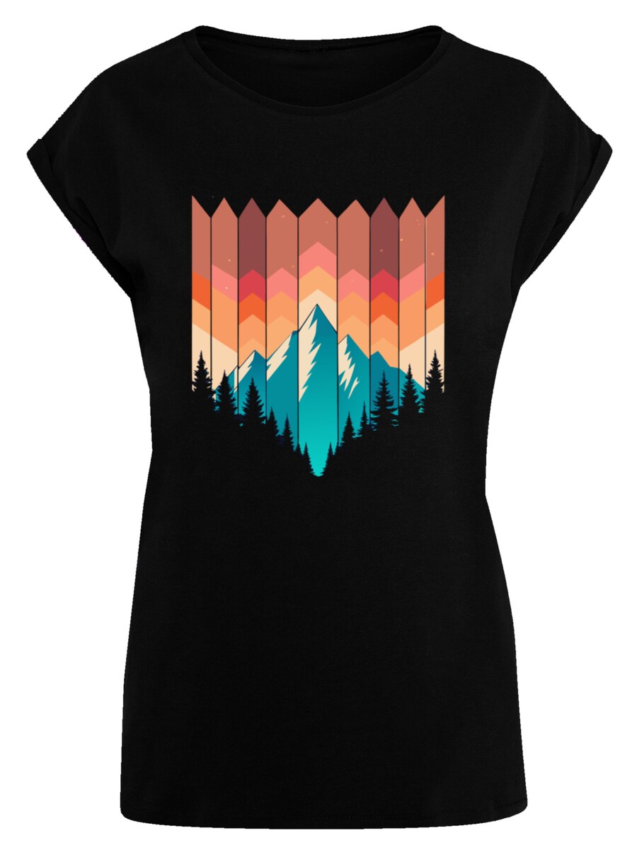 

Рубашка F4NT4STIC Berg Sonnenuntergang Geometrisch, цвет Mixed colors/Black