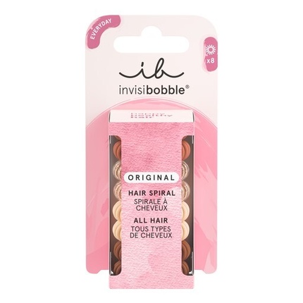 

Оригинальная резинка для волос цвета «кофе с молоком», 8 шт Invisibobble