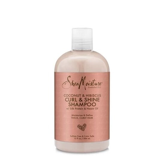 

Шампунь Shea Moisture, Curls and Shine, гибискус и кокос, 384 мл