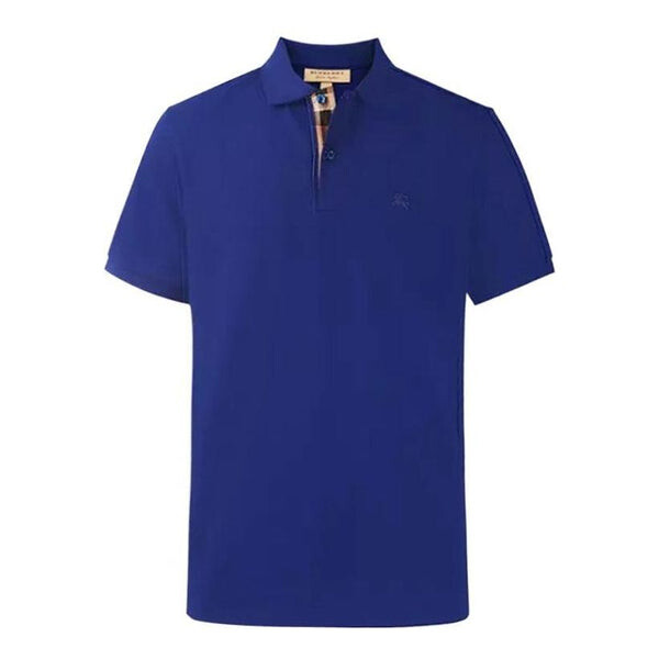 

Футболка men's short sleeve polo shirt purple blue Burberry, синий