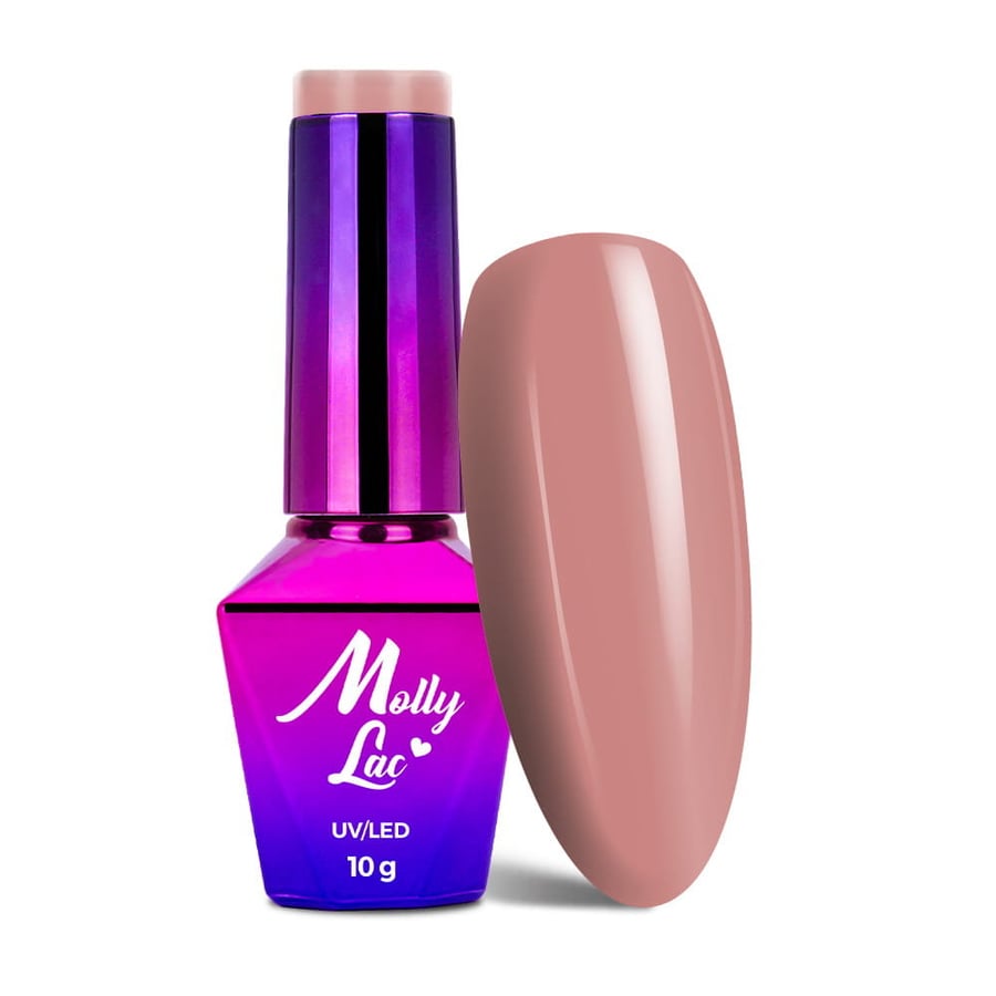 

MollyLac I'm the Nudelover персиково-бежевый гибридный лак для ногтей 10 г № 525