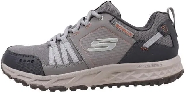 Мужские ботильоны Mustang Skechers, Tan Leather Mesh Charcoal Trim