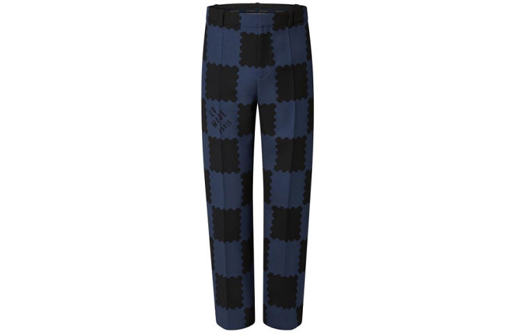

Новые квартальные продукты LV Cargo Pants Men Dark Blue Louis Vuitton, темно-синий