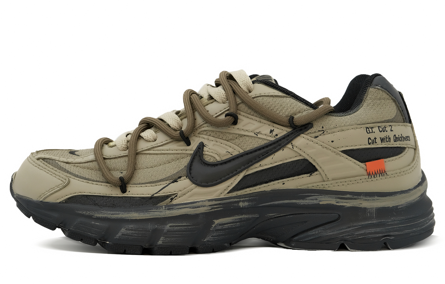 

Nike Инициатор амортизирующие низкие кроссовки мужские серо-зеленый