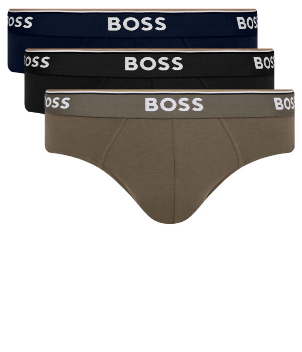 

Трусы мужские Boss хлопковые брифы 3 шт, мультиколор