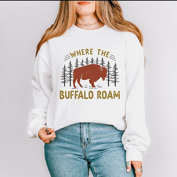 

Свитшот Where the buffalo roam Simply Sage Market, White, Белый, Свитшот Where the buffalo roam Simply Sage Market, White